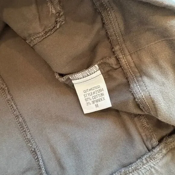 XCVI Utility Pants Cotton Brown Women’s Medium Casual Cozy Gorpcore Minimalist - Picture 12 of 16